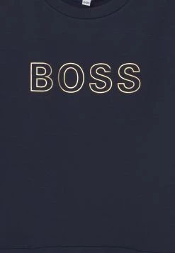 BOSS Kidswear Enfant Robe En Jersey Navy -BOSS Soldes Magasin df167c6175ca402b9637e81c512b35d5
