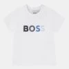 BOSS Kidswear SHORT SLEEVES TEE T Shirt Imprimé White Enfant -BOSS Soldes Magasin e330335f09994e34ac57da85c4a6cfed