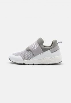 BOSS Kidswear Enfant TRAINERS Baskets Basses Medium Grey