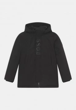 BOSS Kidswear HOODED Veste D'hiver Black Enfant