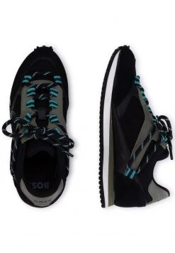 BOSS Kidswear Enfant BASKETS Baskets Basses Black -BOSS Soldes Magasin e65934edafd94c94a1c59f423af4301e