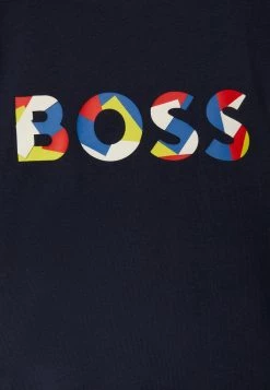 BOSS Kidswear Enfant SHORT SLEEVES TEE T Shirt Imprimé Navy -BOSS Soldes Magasin e69de404b65b415d95cc519dba6bd432