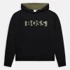 BOSS Kidswear Enfant HOODED Sweatshirt Black