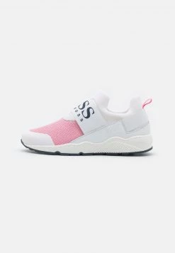 BOSS Kidswear TRAINERS Baskets Basses White Enfant