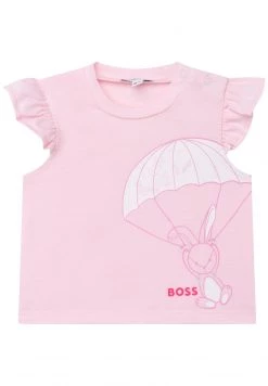 BOSS Kidswear Enfant T Shirt Imprimé Baby Pink