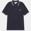BOSS Kidswear SHORT SLEEVE Polo Navy Enfant -BOSS Soldes Magasin ed4980f3b0724f2f9a9a5c0afba4c5e2