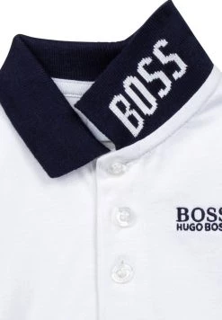 BOSS Kidswear Enfant Polo Blanc Marine -BOSS Soldes Magasin ef37b540d624419dbb817e06e8ee5659