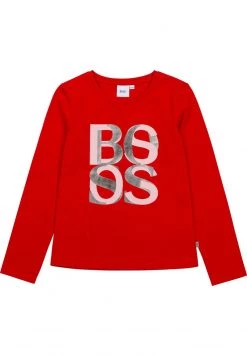 BOSS Kidswear T Shirt à Manches Longues Rouge Orange Enfant