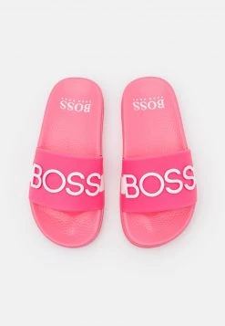 BOSS Kidswear Enfant AQUA SLIDES Mules Fuschia -BOSS Soldes Magasin f1f29dcad528412db00aef8b74f4fbba