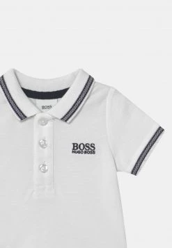 BOSS Kidswear Enfant SHORT SLEEVE Polo White -BOSS Soldes Magasin f2167d77aad945bca5fcf9cbe595b5ce