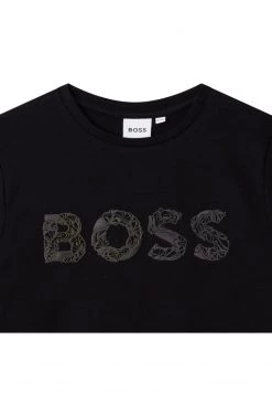 BOSS Kidswear T Shirt Imprimé Black Enfant -BOSS Soldes Magasin f6520e5f30f4446f84944fccdd862593