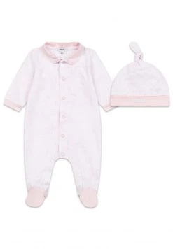BOSS Kidswear Grenouillère Baby Pink Enfant