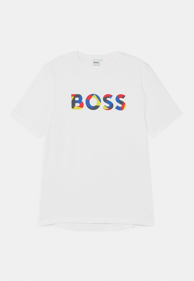 BOSS Kidswear Enfant SHORT SLEEVES TEE T Shirt Imprimé White 3 BOSS Kidswear Enfant SHORT SLEEVES TEE T Shirt Imprimé White