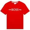 BOSS Kidswear SHORT SLEEVES TEE T Shirt Imprimé Rouge Orange Enfant -BOSS Soldes Magasin f91fc0317ccc414ab0400217b07a0abc