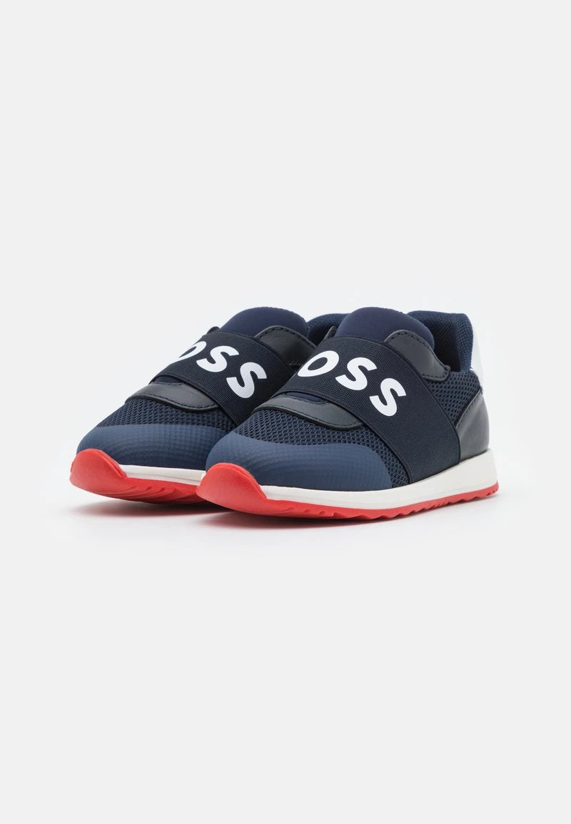 BOSS Kidswear TRAINERS Baskets Basses Navy Enfant 4 BOSS Kidswear TRAINERS Baskets Basses Navy Enfant – Image 2