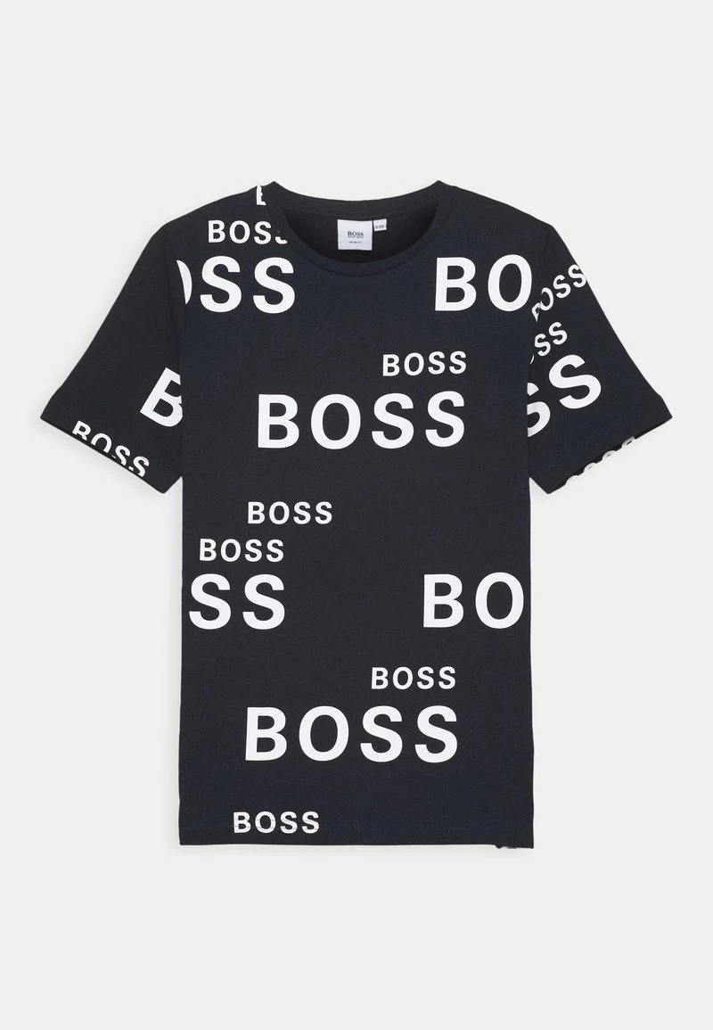 BOSS Kidswear Enfant SHORT SLEEVES TEE T Shirt Imprimé Navy 3 BOSS Kidswear Enfant SHORT SLEEVES TEE T Shirt Imprimé Navy