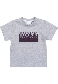 BOSS Kidswear T Shirt Imprimé Gris Chine Enfant