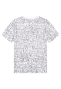 BOSS Kidswear Enfant JERSEY COTON T Shirt Imprimé Blanc -BOSS Soldes Magasin ffc2dc322182463593d4163aec0c34cb